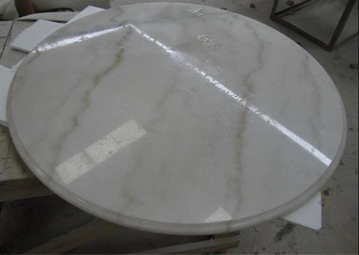 White Marble Round Dining Table