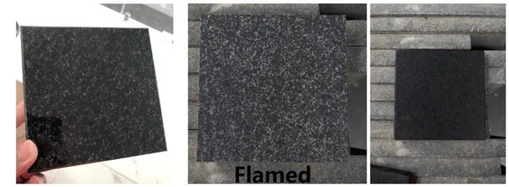 Schwarze Granitfliesen zu verkaufen