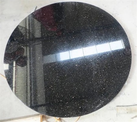 BLACK GALAXY ROUND TABLE TOPS - BLACK GALAXY ROUND TABLE TOPS -