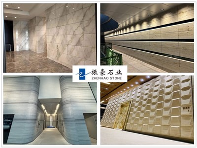 Großbestellung von Marmorfliesen für den Bau